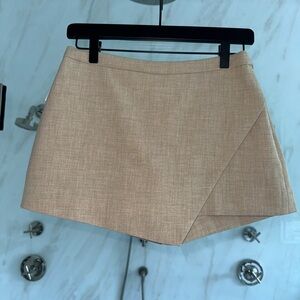 Babaton Tan Mini Skort
